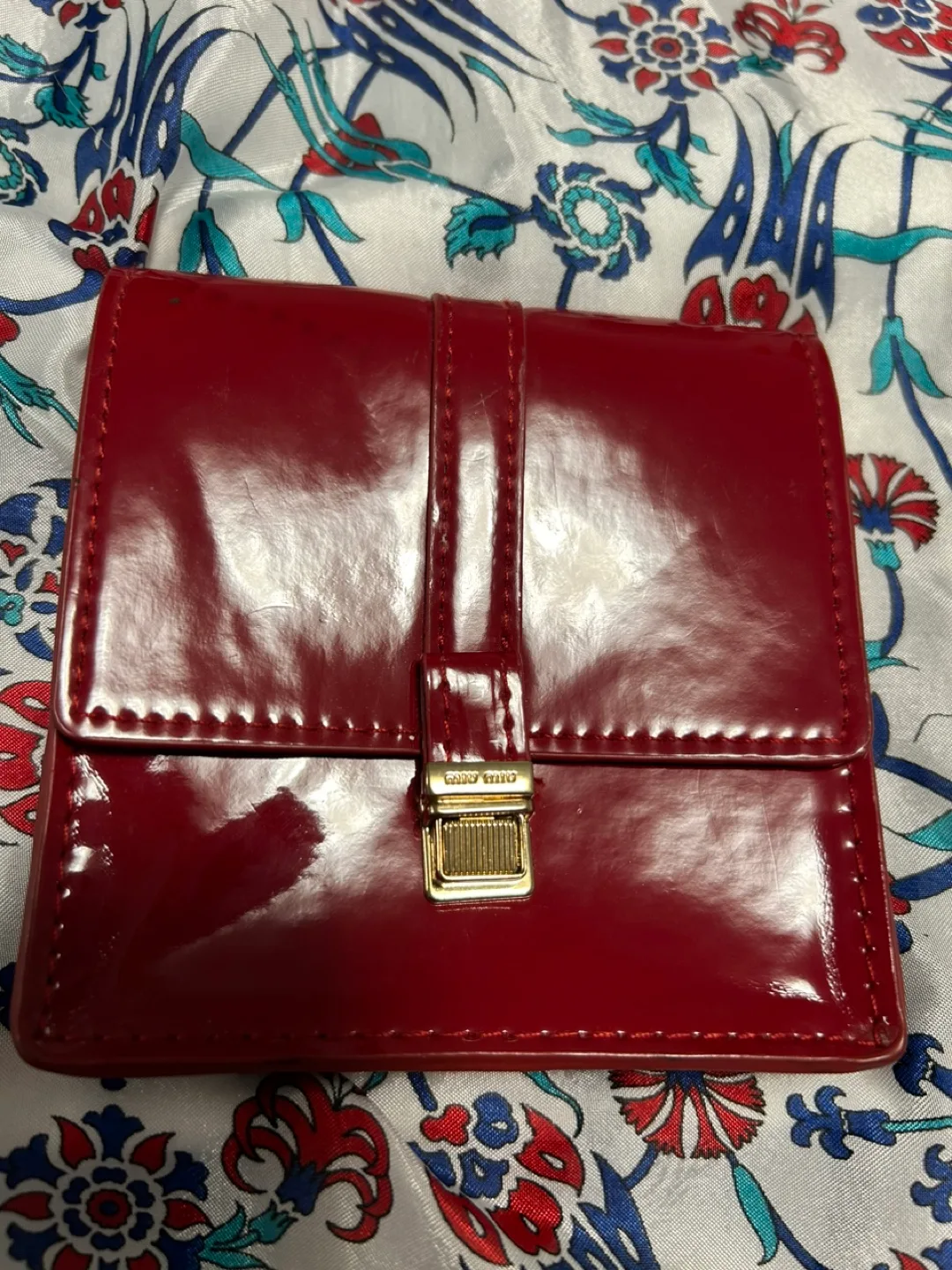 Miu Miu Red mini perfums bag thumbnail