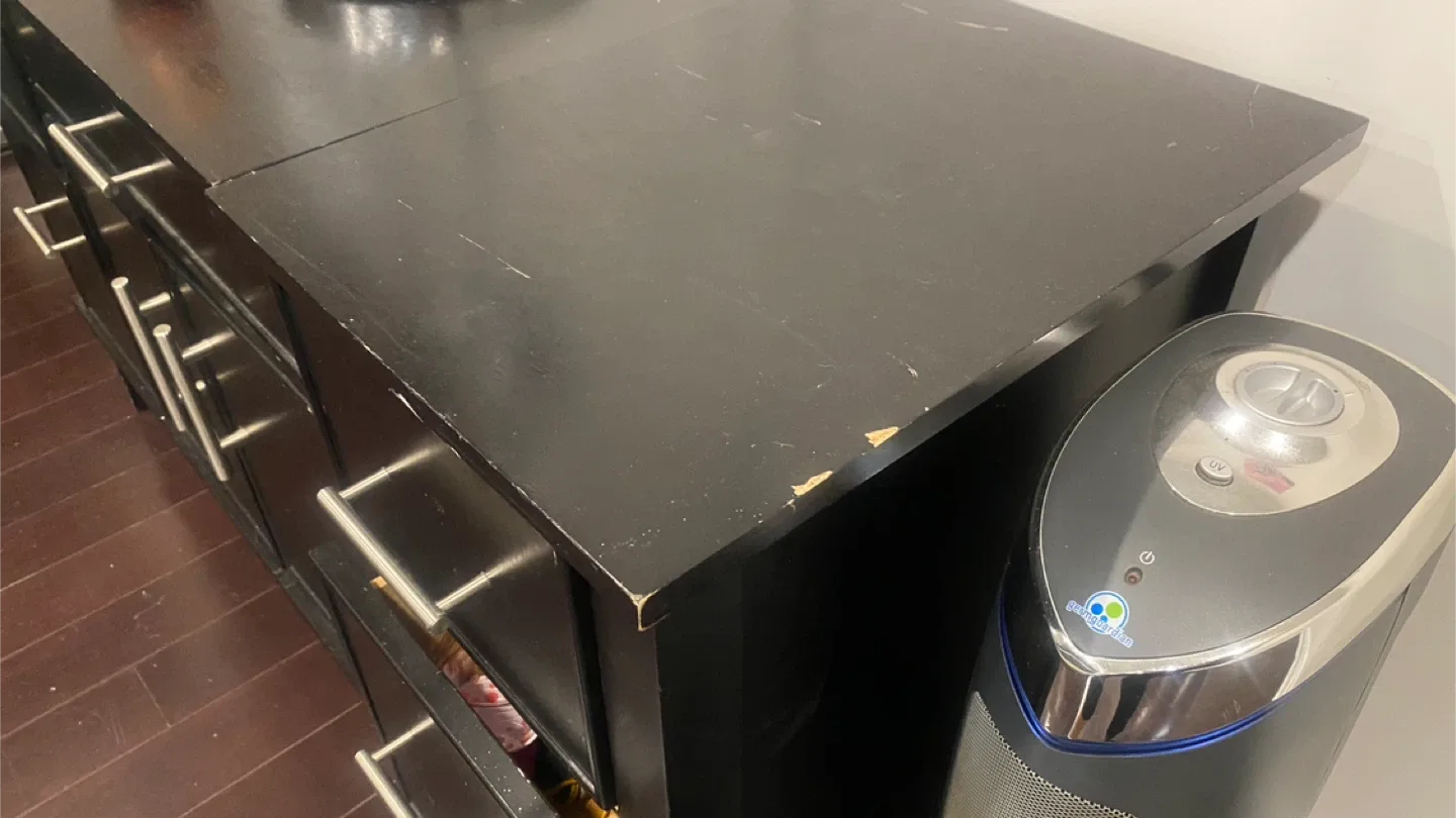 Black Wooden Sideboard Cabinet image indicator(3)