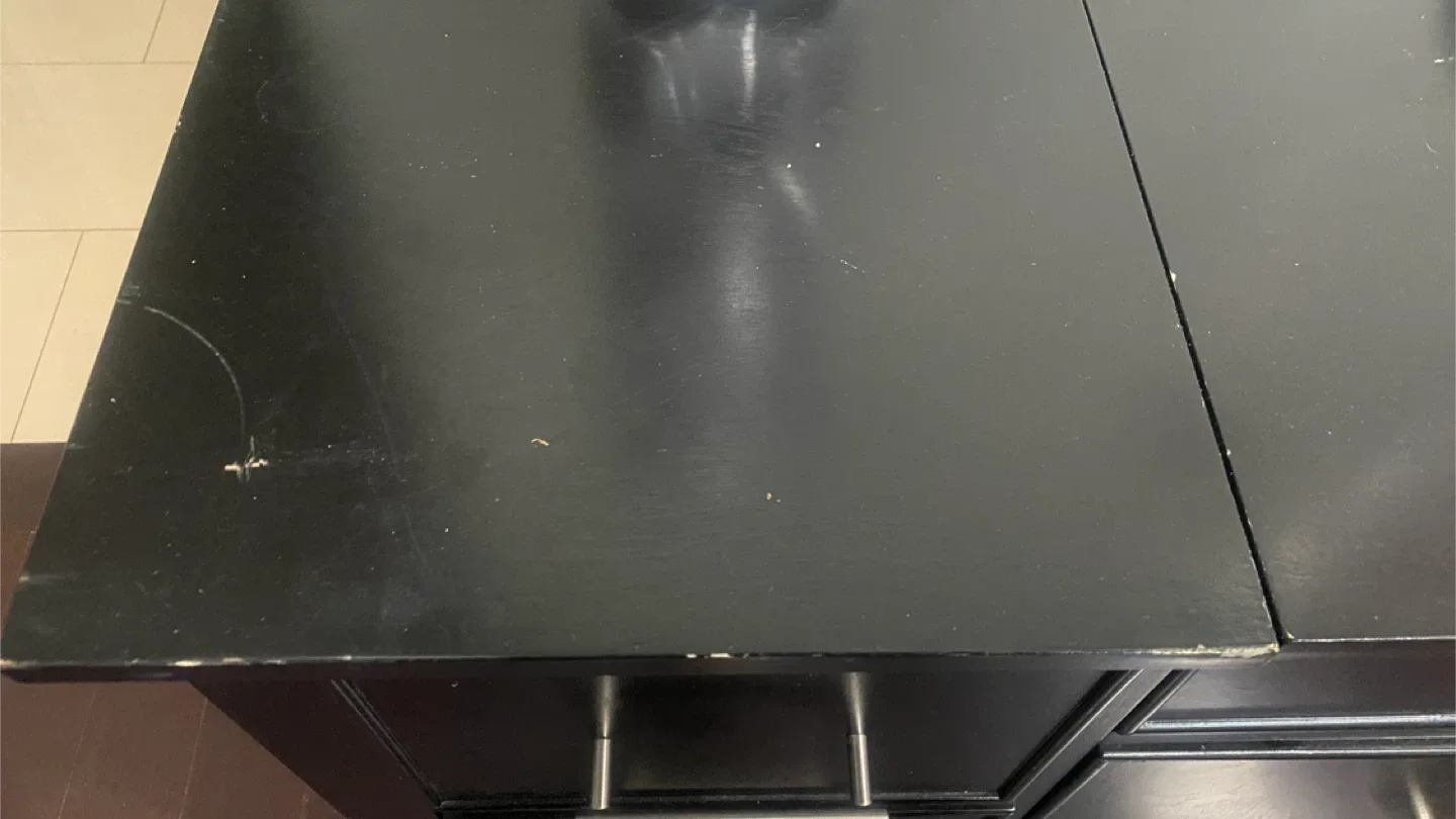 Black Wooden Sideboard Cabinet image indicator(5)