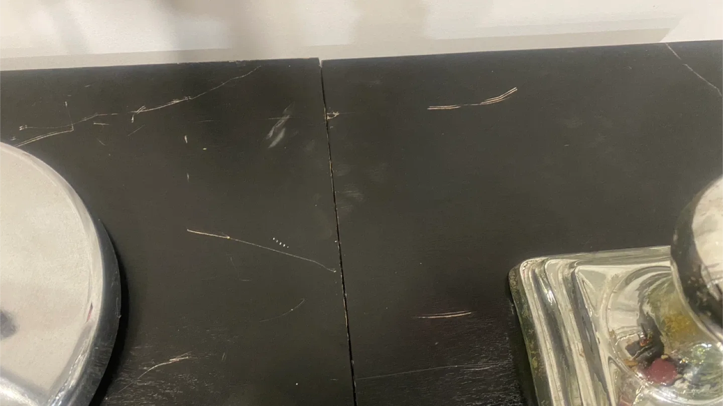 Black Wooden Sideboard Cabinet image indicator(4)