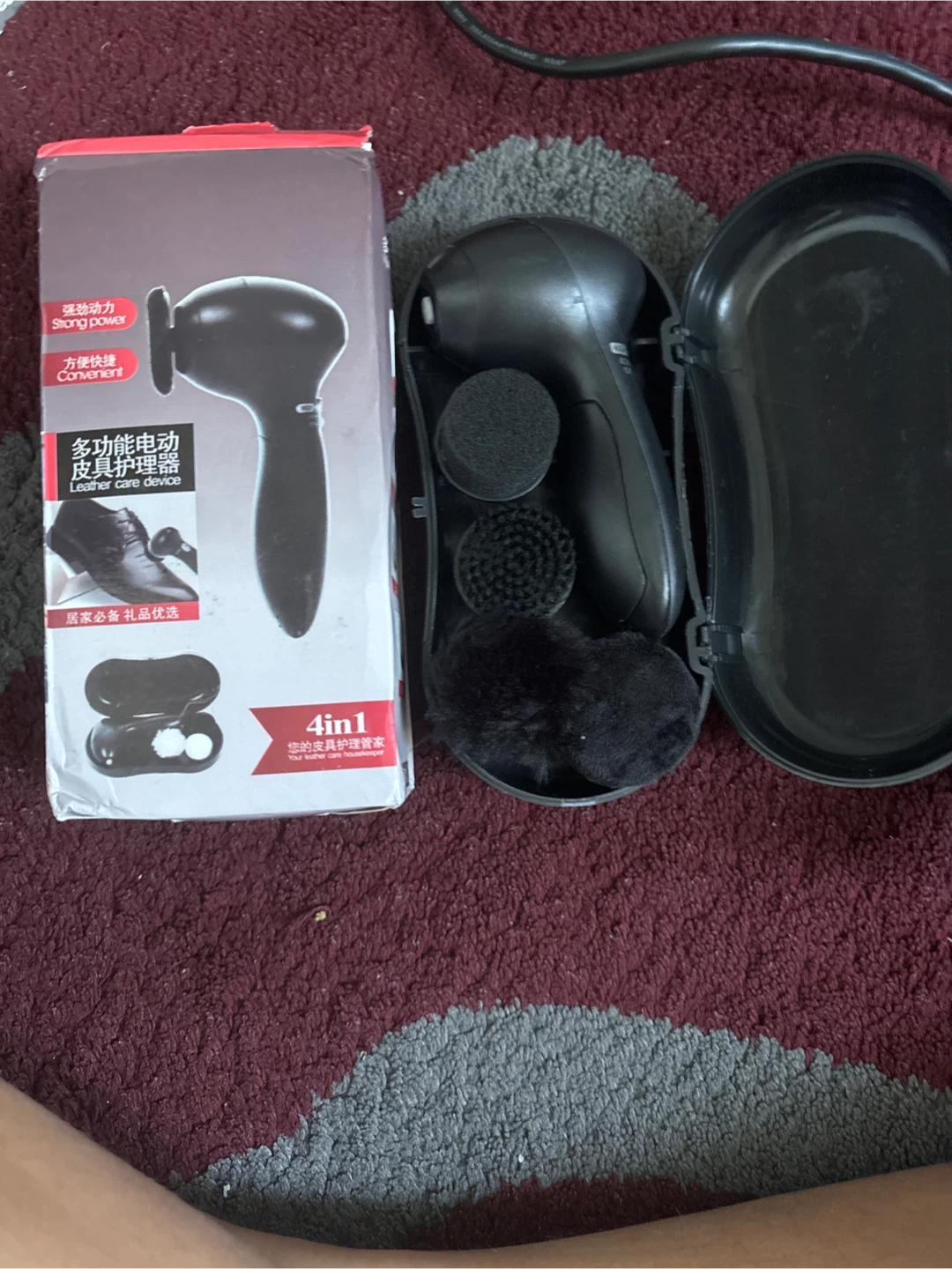 Electric Shoe Polisher Kit 4-in-1