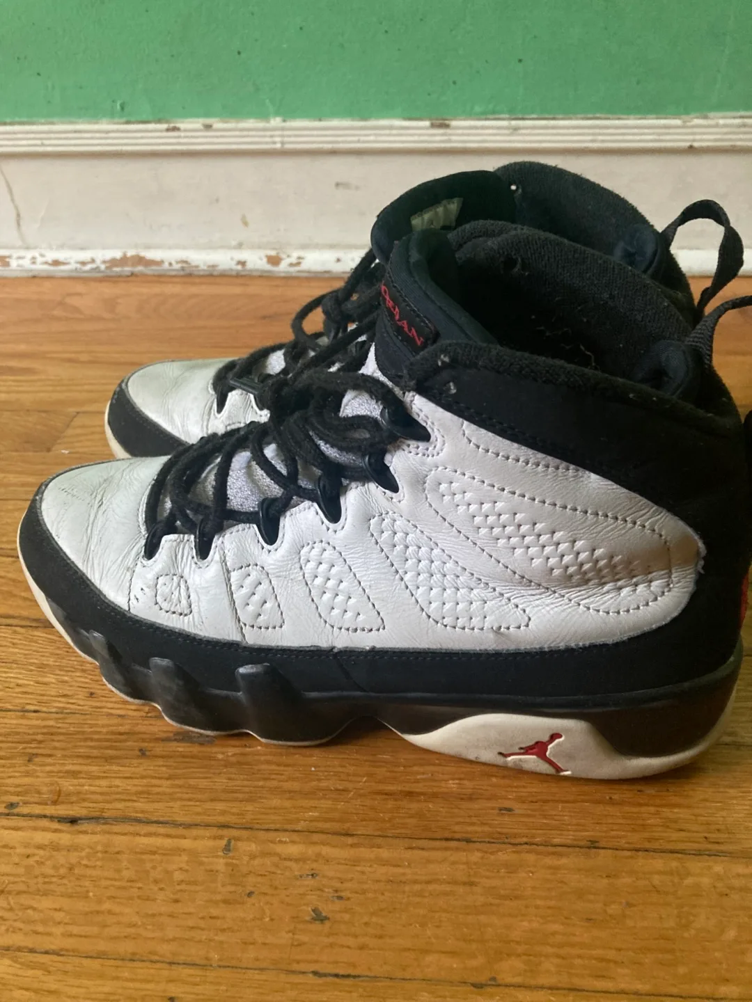 Jordan 9 Retro White/Black US 9