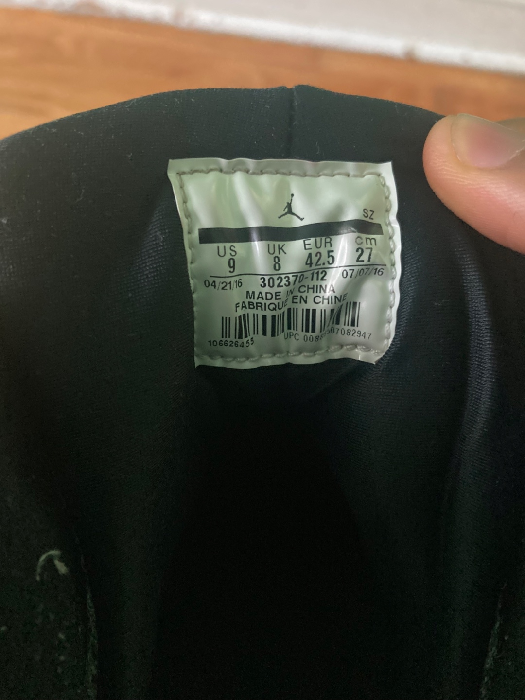 Jordan 9 Retro White/Black US 9 - photo 5