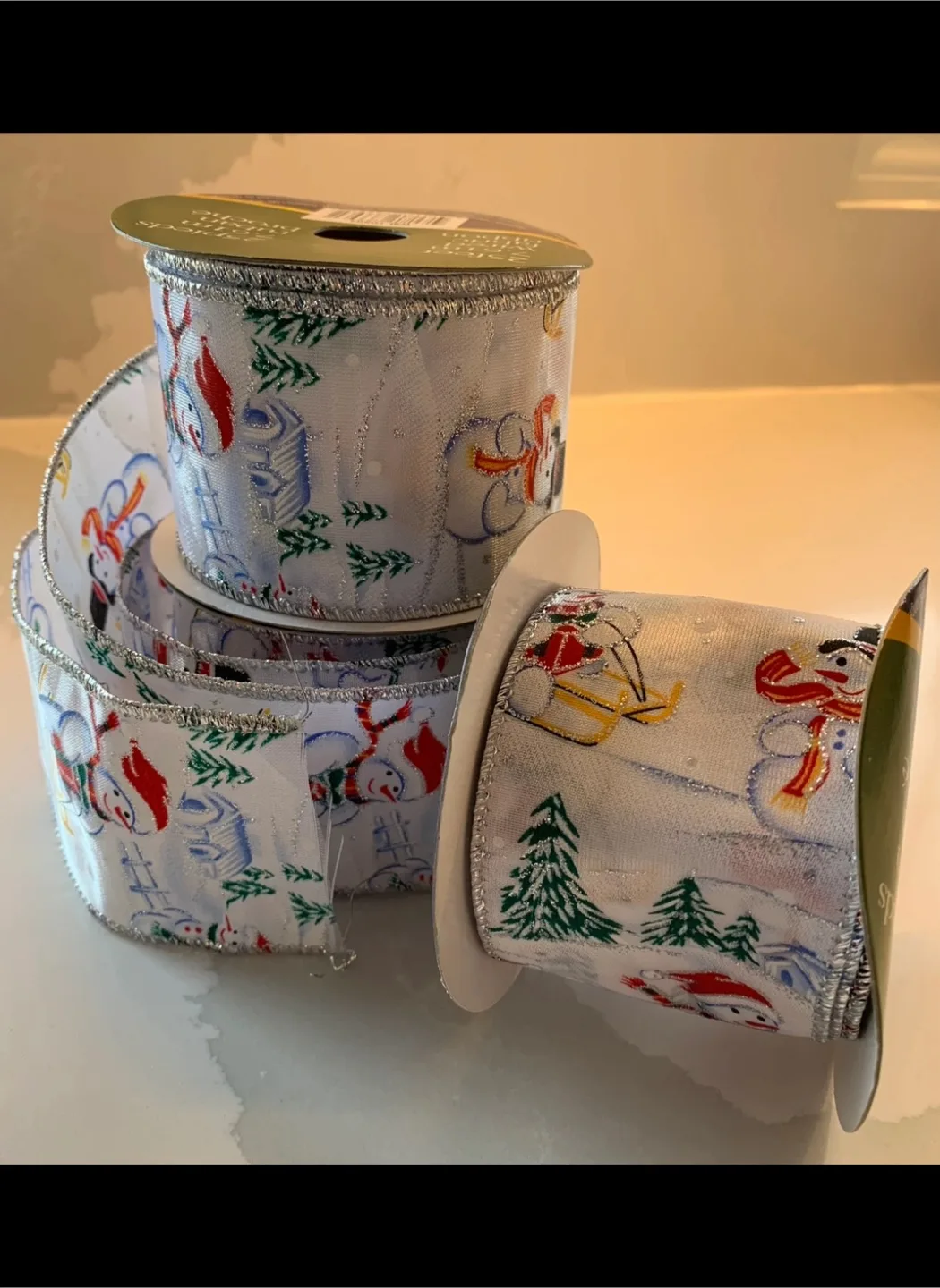 Holiday Time Wired Fabric Ribbon thumbnail