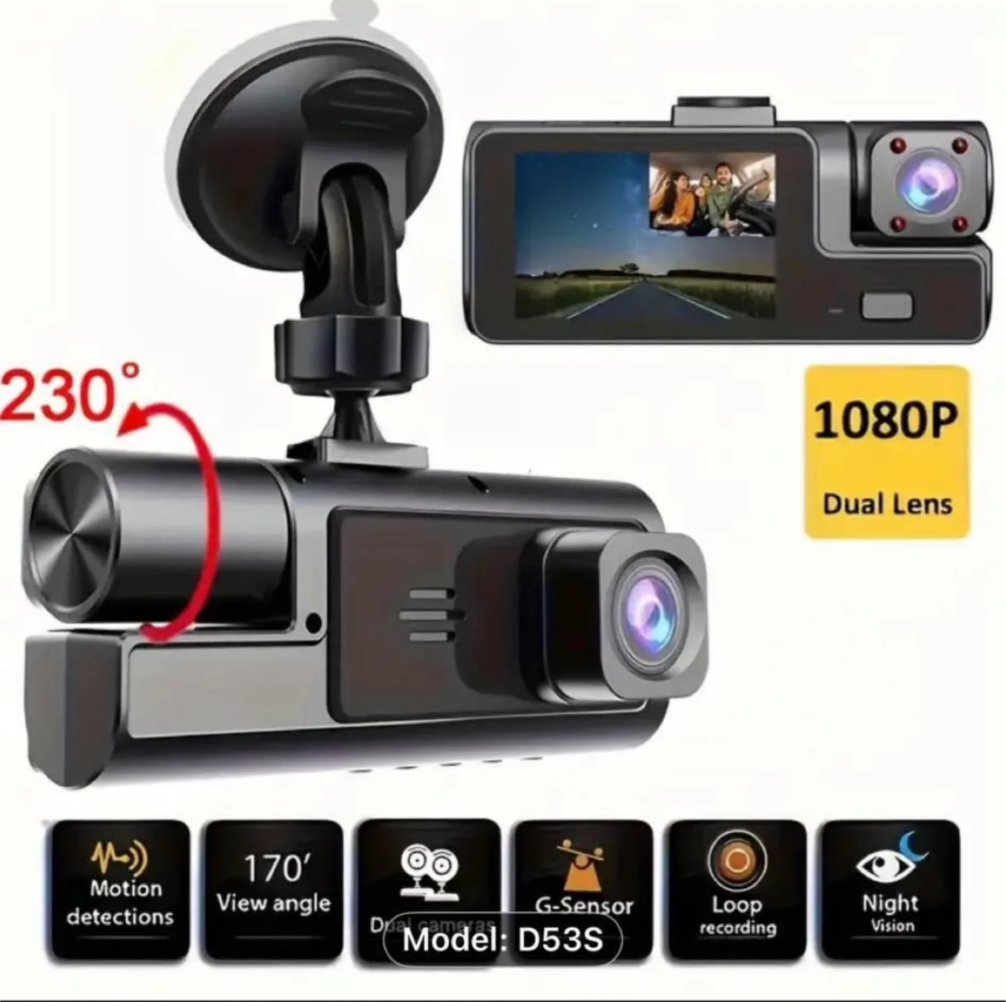 Dash Cam Front and Inside image indicator(9)