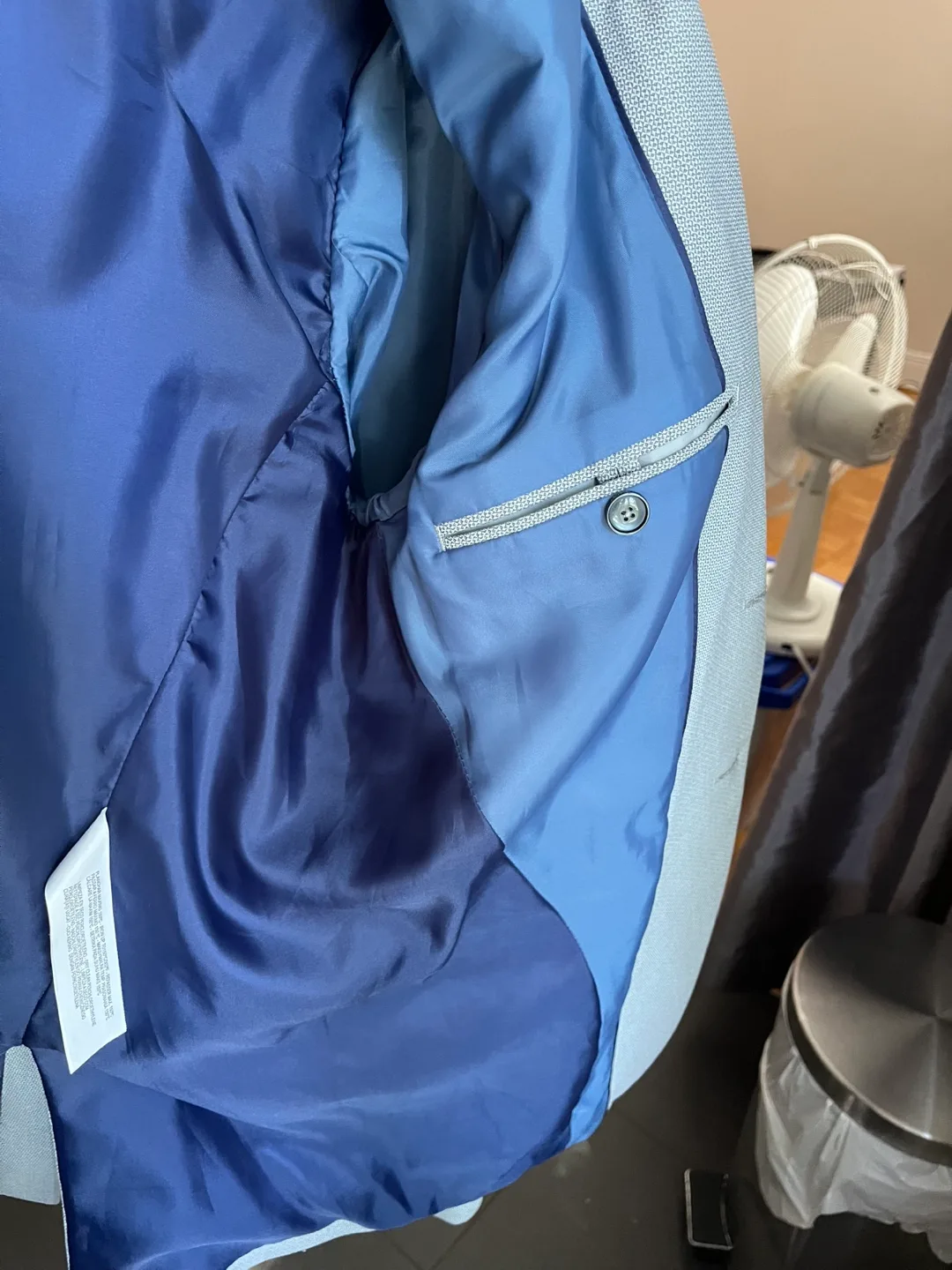 Zara Man Tailoring Grey Blazer image indicator(5)