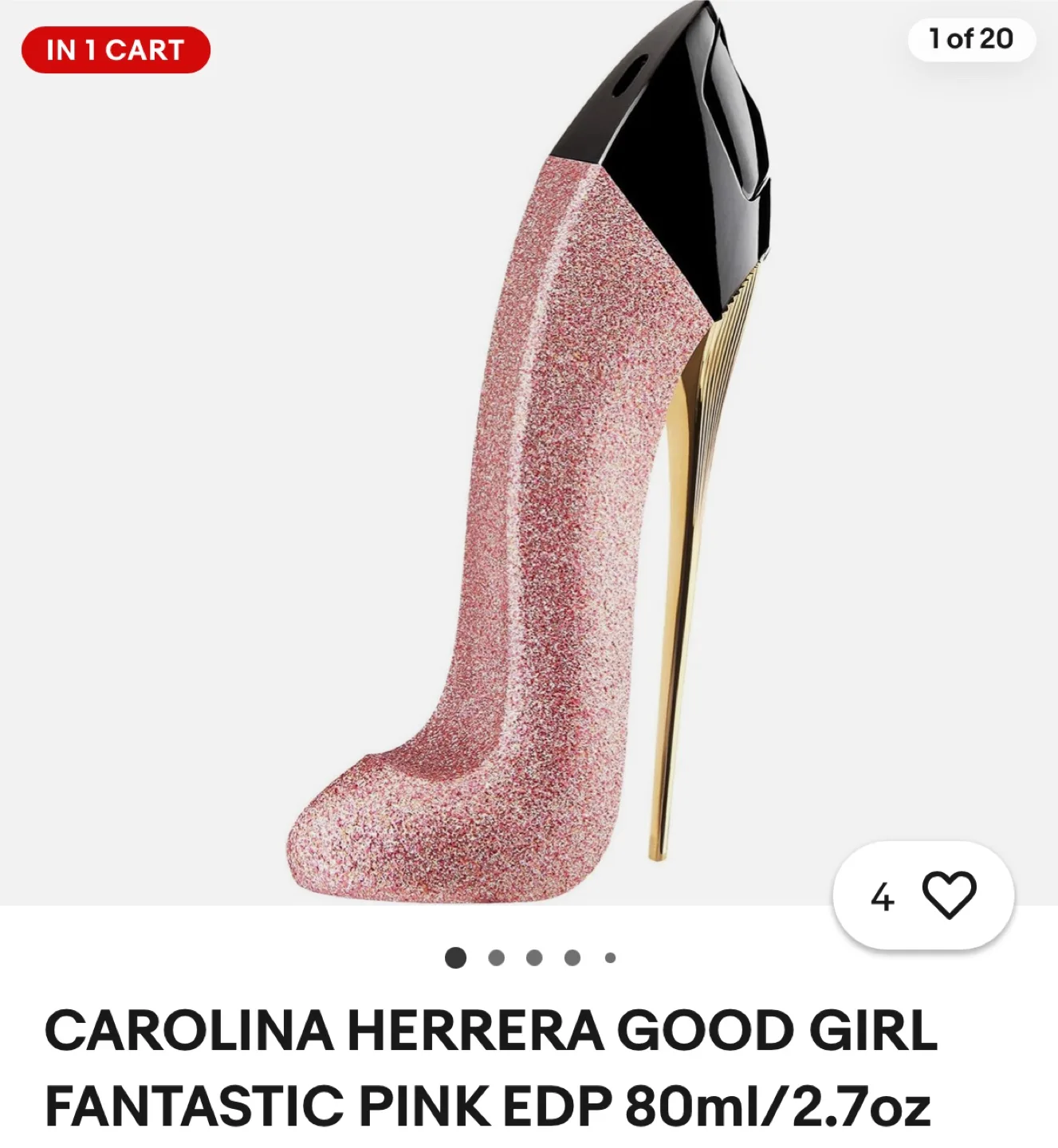 Carolina Herrera Good Girl Fantastic Pink EDP 80ml image indicator(2)