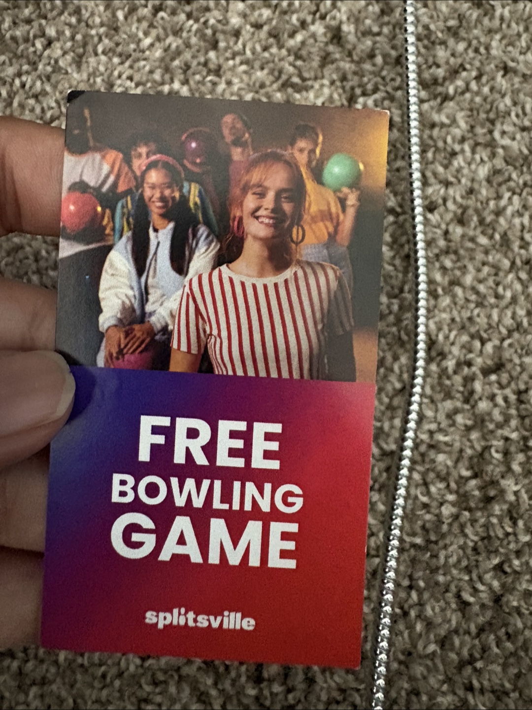 Splitsville Free Bowling Game Voucher