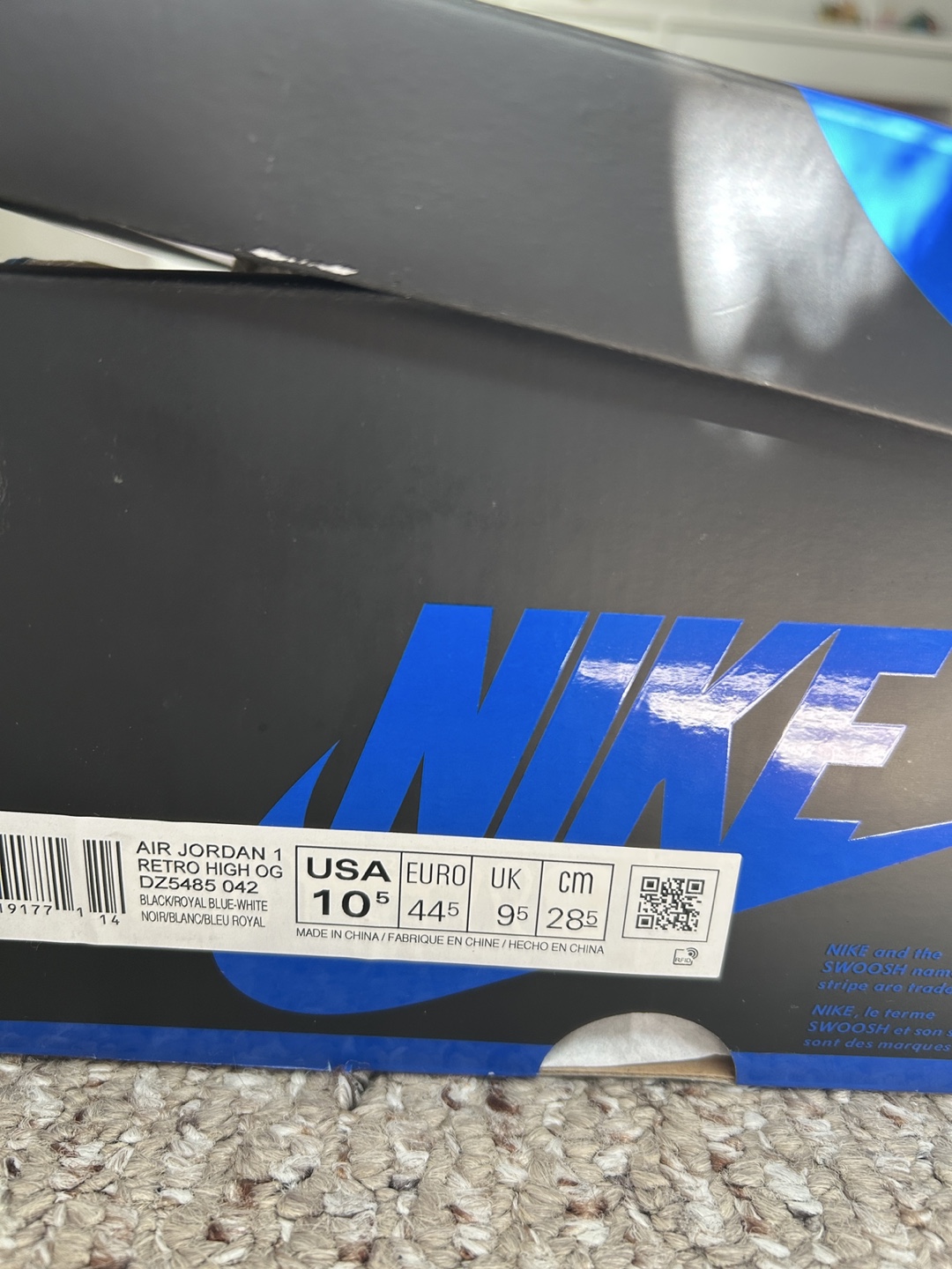 Nike Air Jordan 1 Retro High OG H Royal Reimagined 10.5 - photo 4