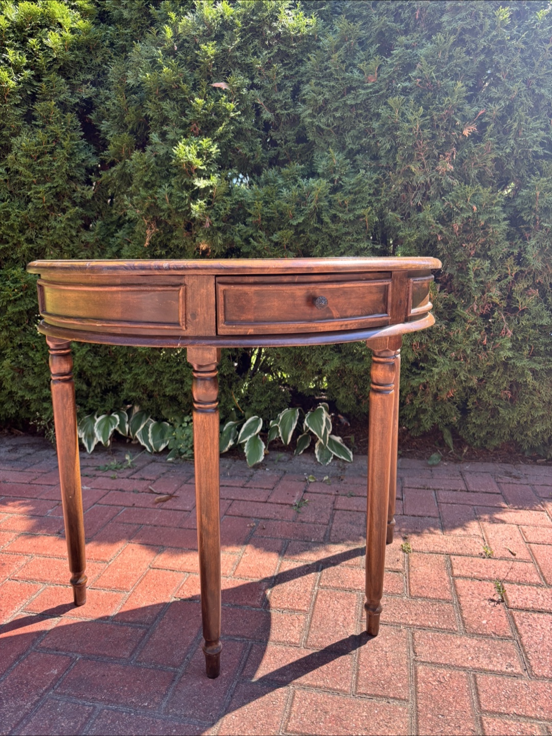 Wood Console Table