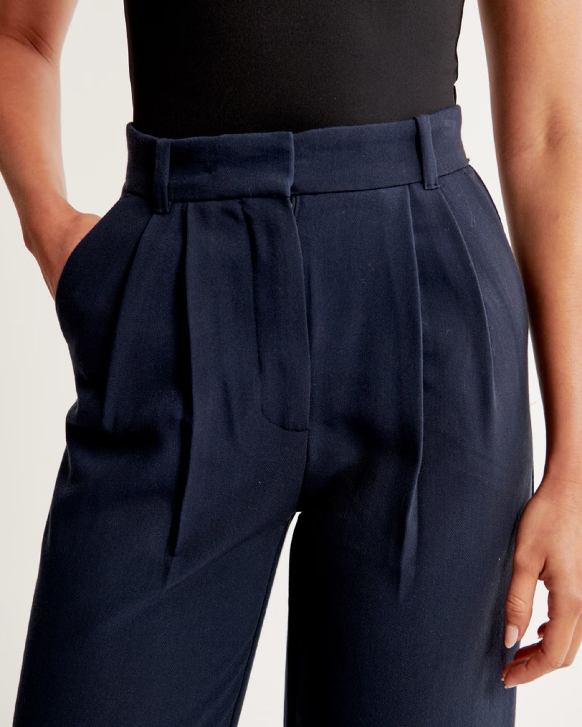 Abercrombie Sloane Tailored Wide Leg Pant