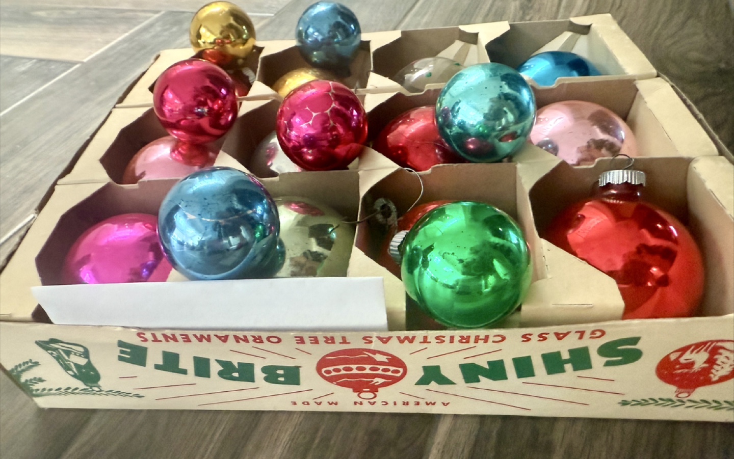 Shiny Brite Glass Christmas Tree Ornaments - photo 2