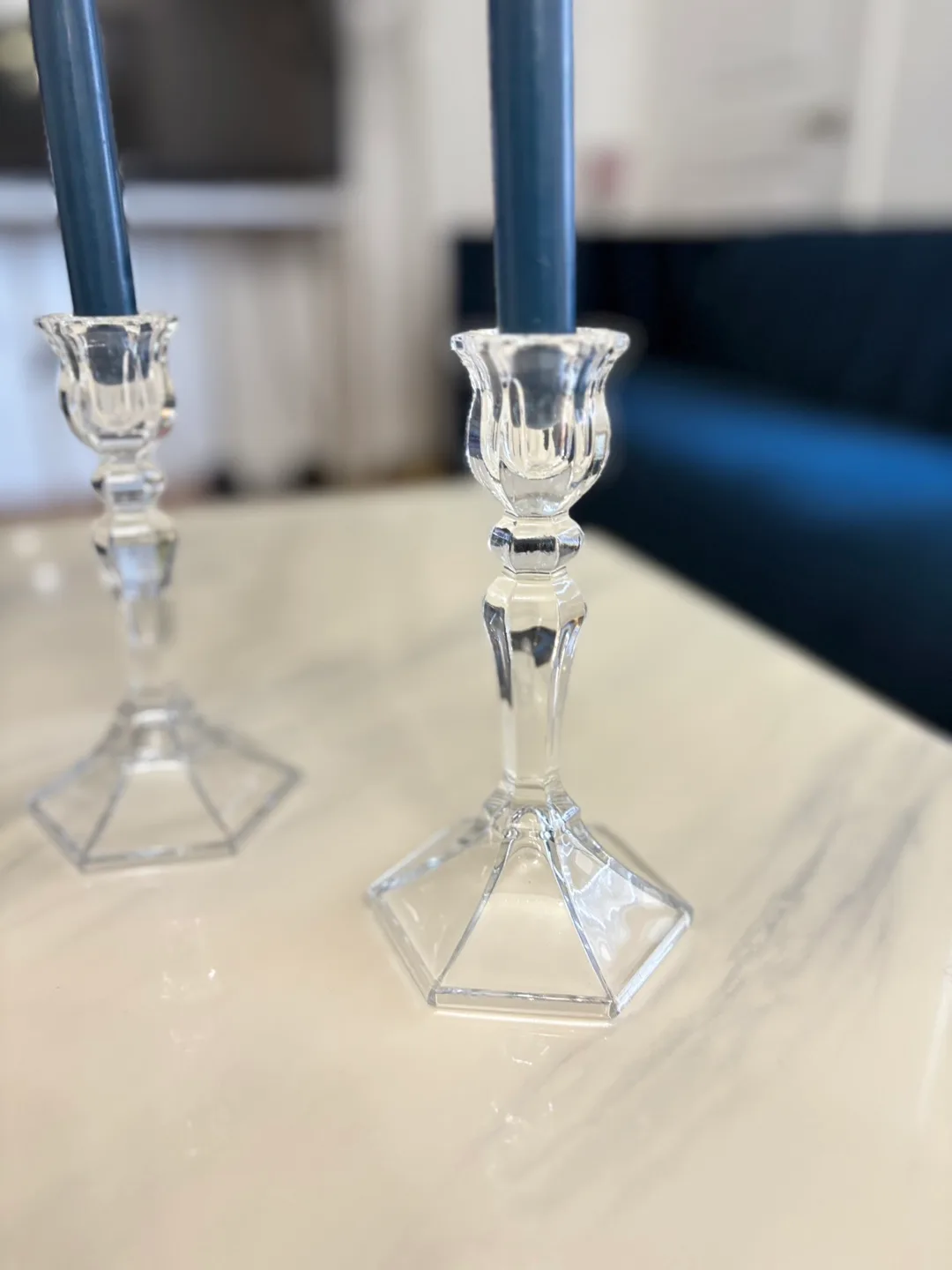 Crystal Candlestick Holders (Set of 2) image indicator(2)