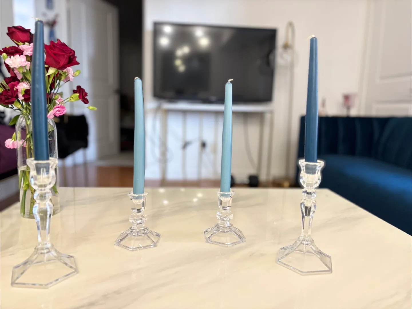 Crystal Candlestick Holders (Set of 2) image indicator(3)
