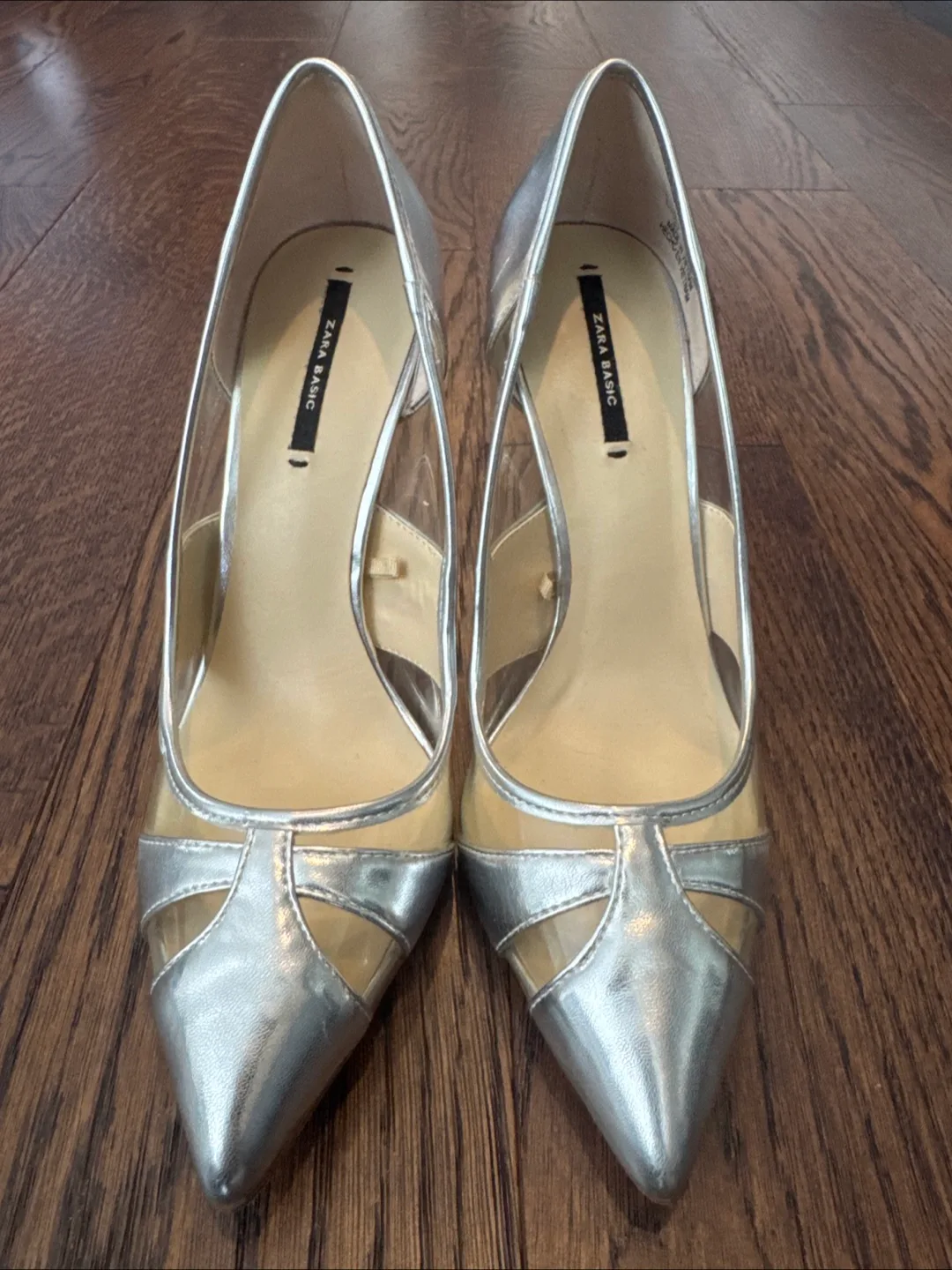 Zara Basic Silver Heels, 37 image indicator(4)