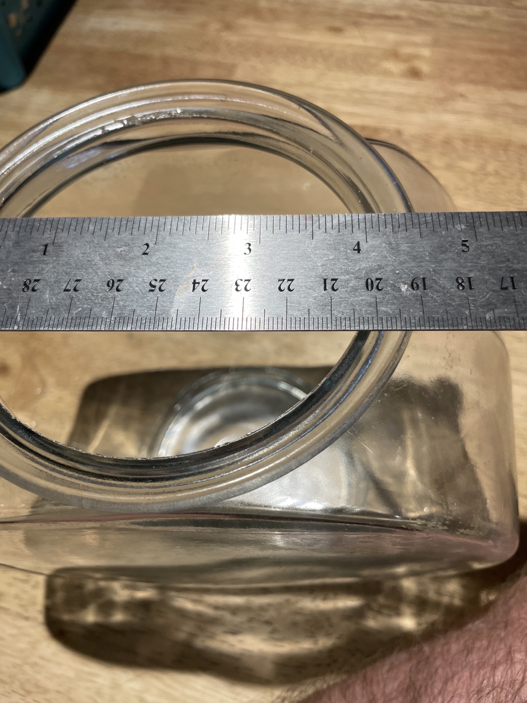 3.25ltr Fish bowl with temperature gauge sticker. - photo 5