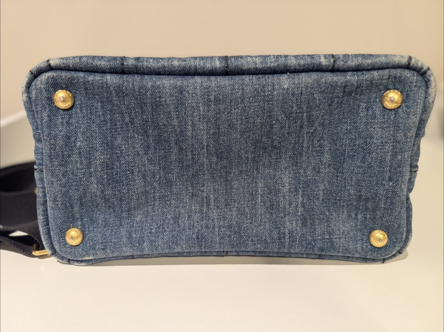 Prada Denim Canapa Tote Bag - photo 5