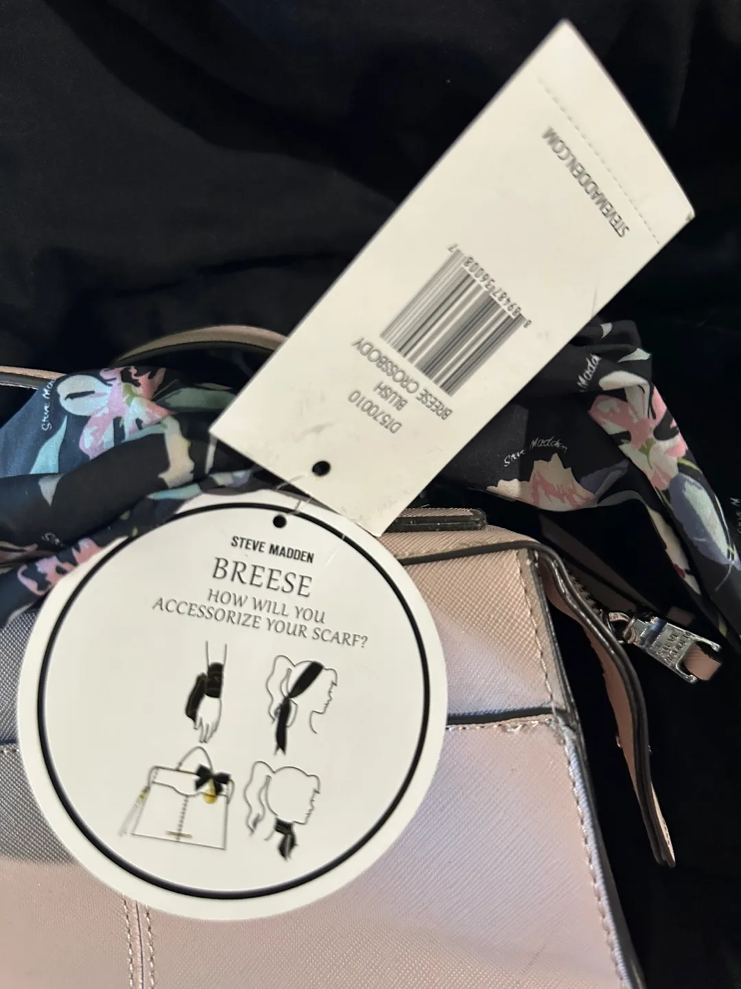 Steve Madden Breese Blush Crossbody Bag NEW image indicator(3)