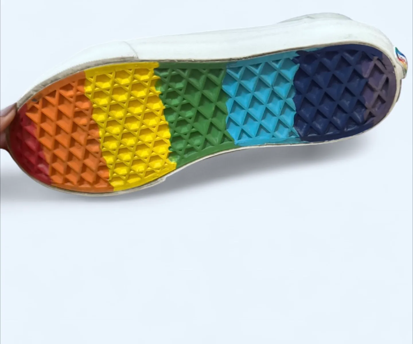 Vans Old Skool Rainbow Skate Shoes - Size 3.5 Youth thumbnail