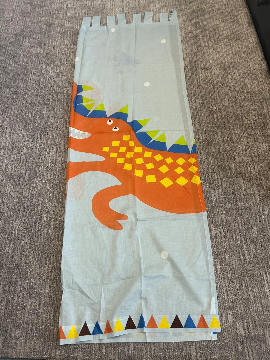 Dinosaur Print Kids Curtain image indicator(3)