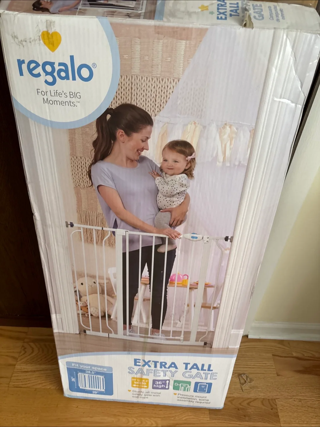 Regalo Extra Tall Safety Gate - New in Box thumbnail