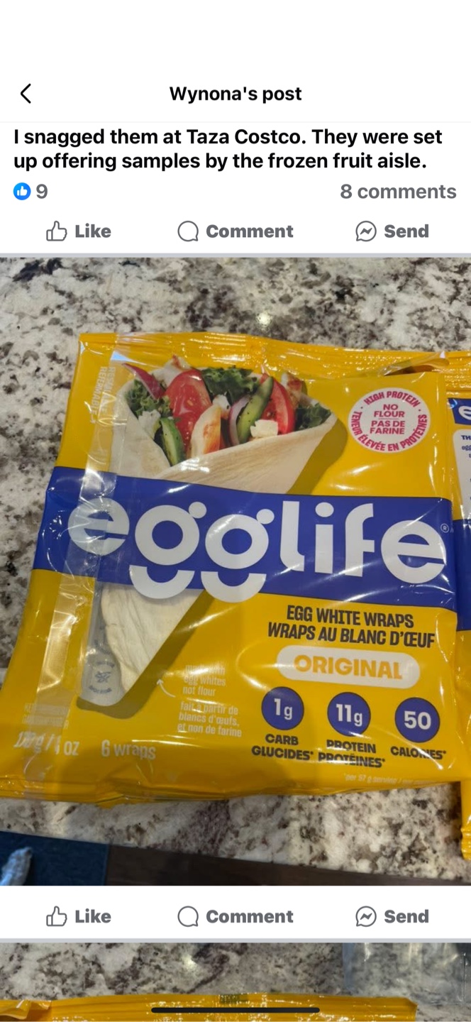 Egglife Original Egg White Wraps 🆓 - photo 2