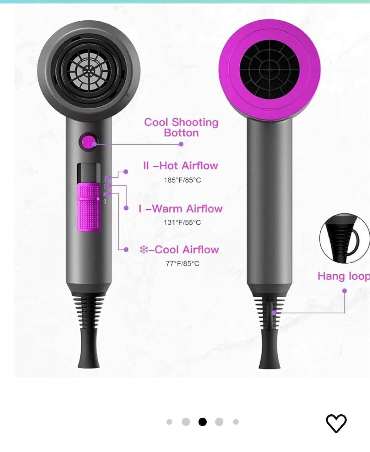 Hair Dryer - Grey