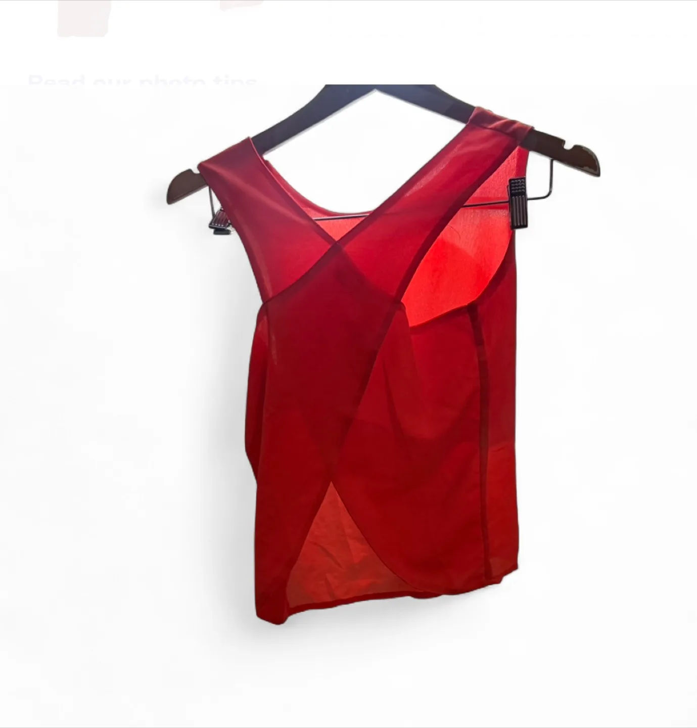 Orange Sleeveless Top thumbnail