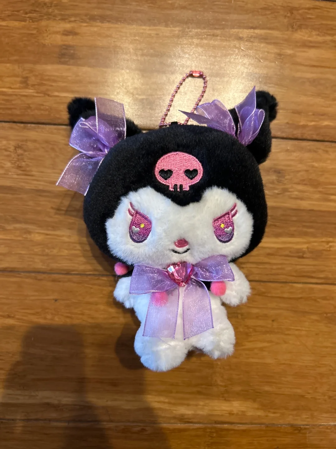Kuromi Plush Keychain thumbnail