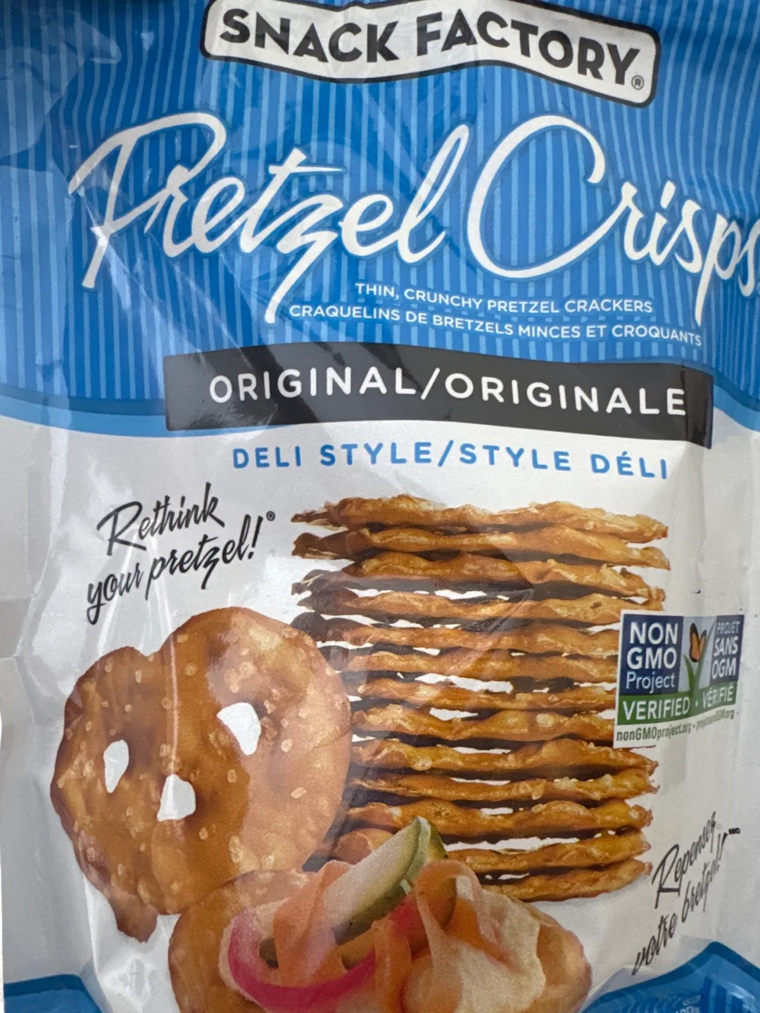 🆓Snack Factory Pretzel Crisps - Original thumbnail