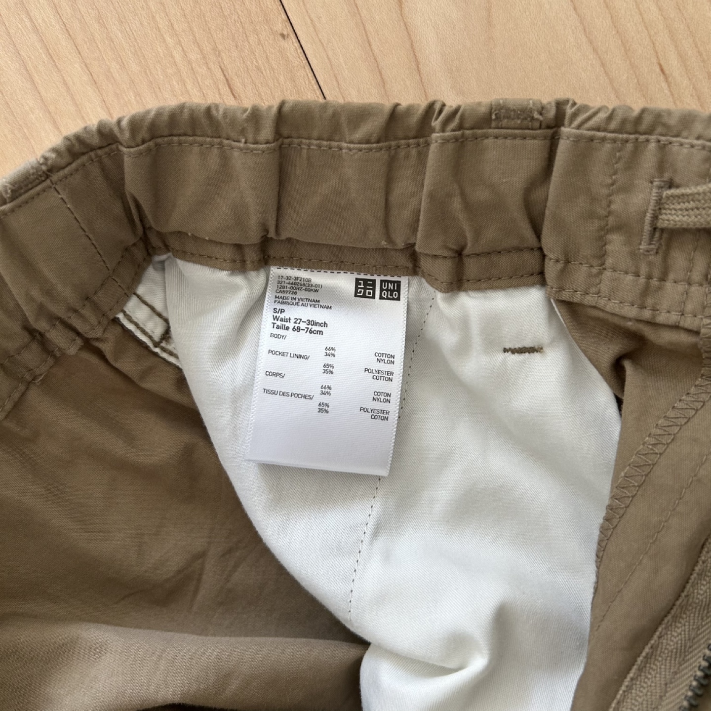 UNIQLO Unisex Cargo Pants - Size S - photo 4