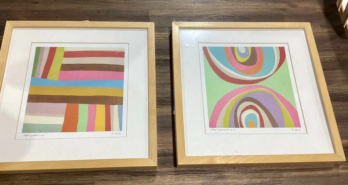 Vintage IKEA Framed prints titled “Colour Pattern 4” by D Van B thumbnail