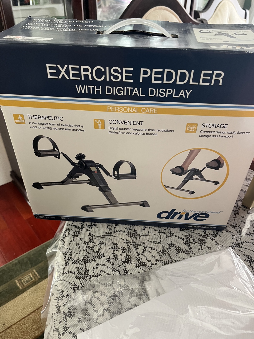 Drive Exercise Peddler with Digital Display