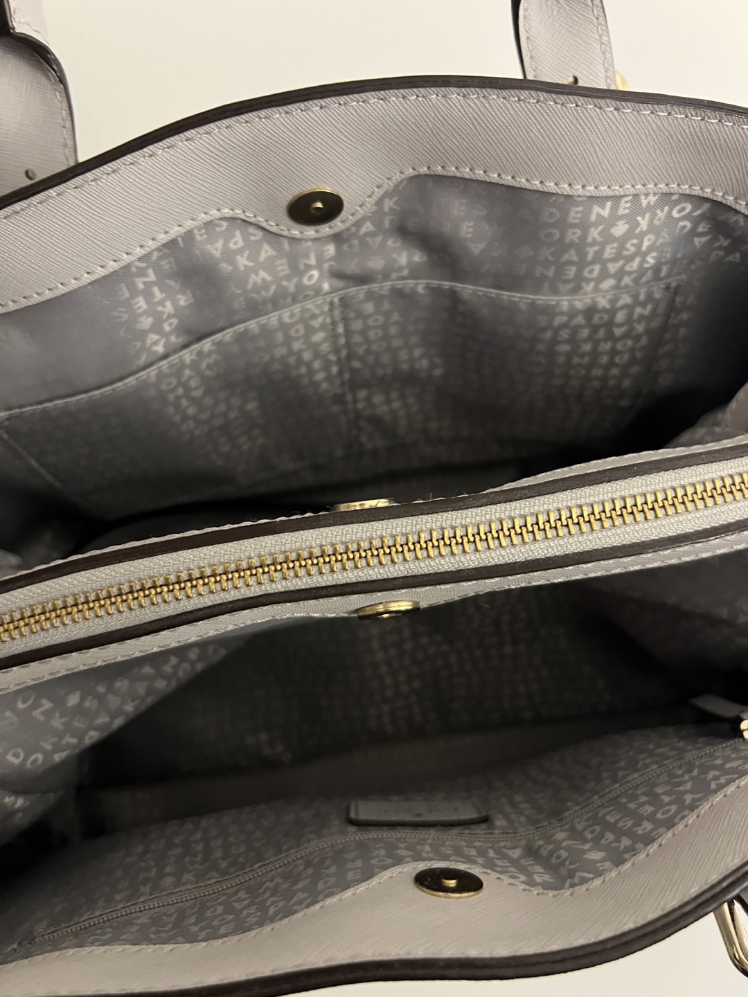 Kate Spade Grey Satchel Handbag - photo 2