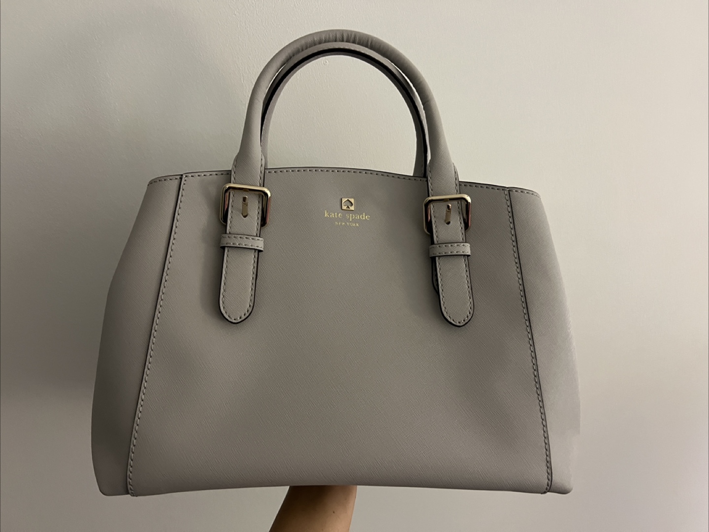 Kate Spade Grey Satchel Handbag