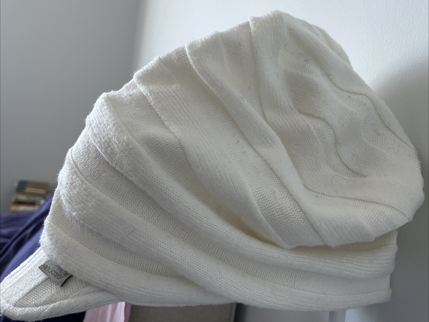 Wind River White Knit Hat