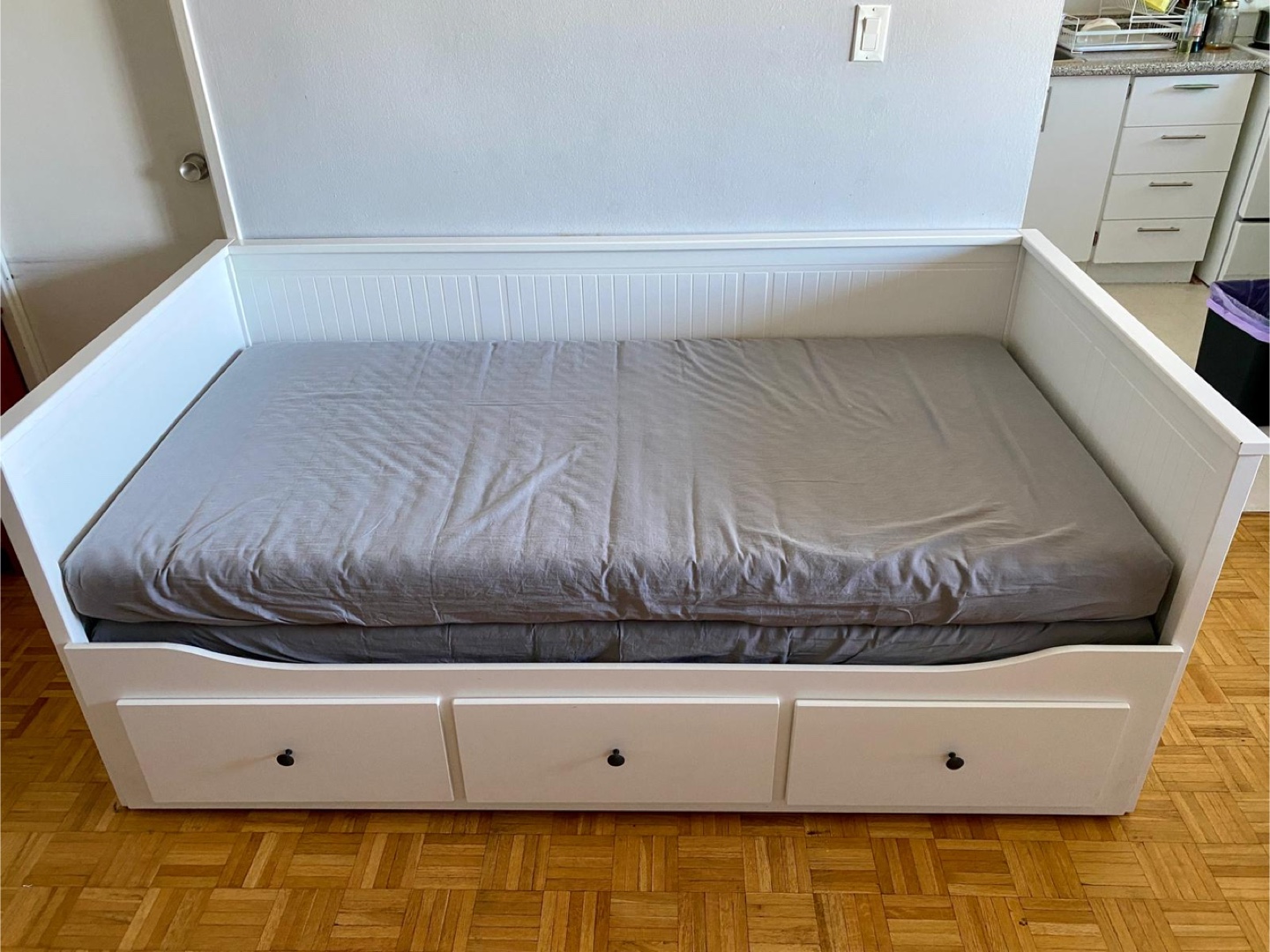 IKEA Hemnes Daybed Frame with 2 Single Bed Mattresses