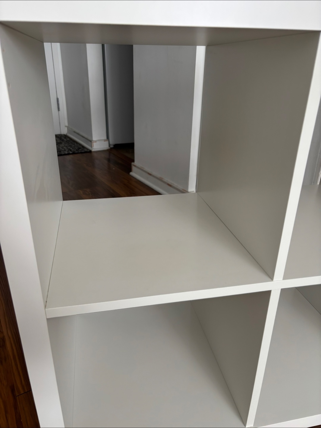 White 4-Cube Storage Shelf - photo 3