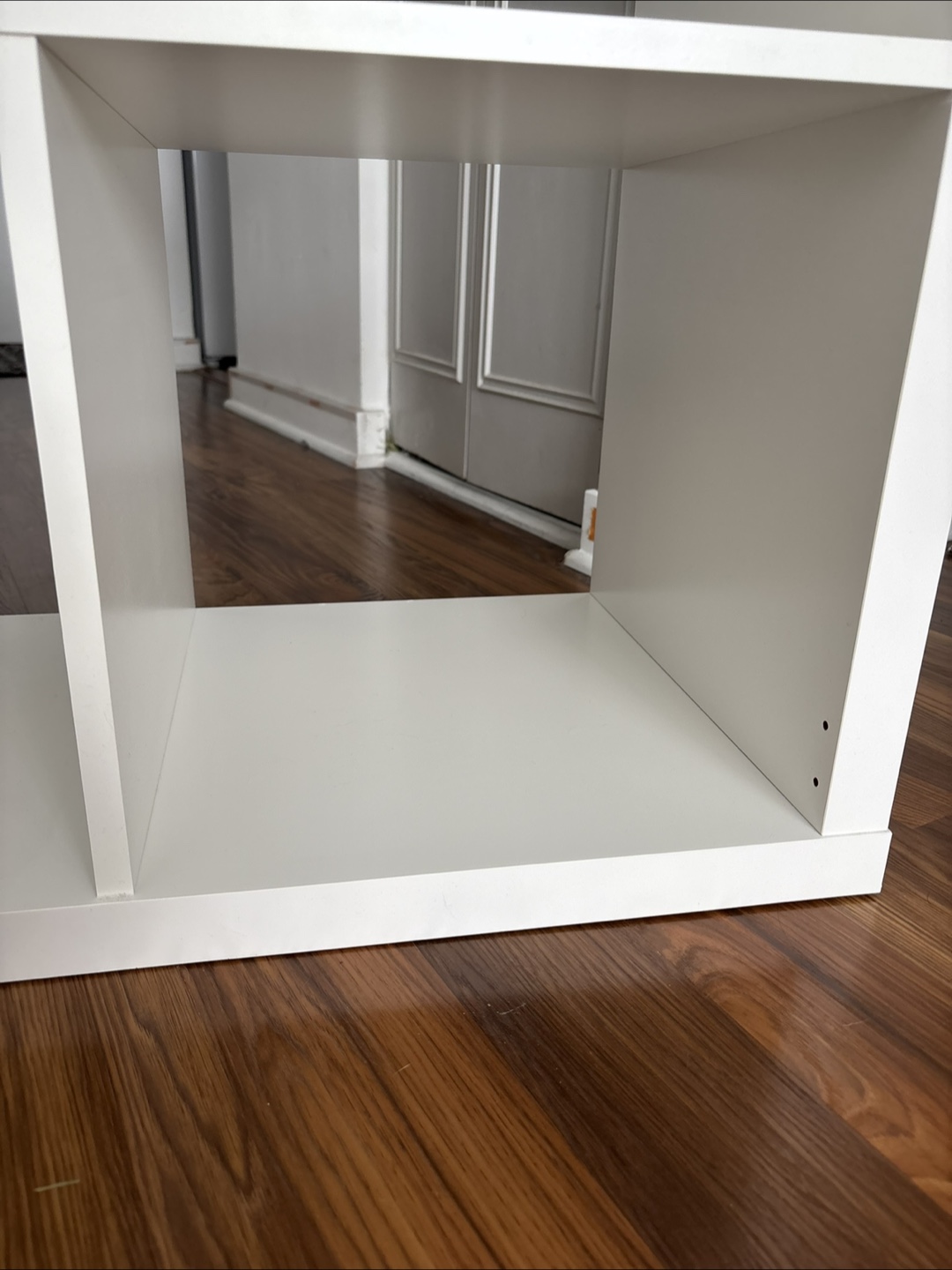 White 4-Cube Storage Shelf - photo 5