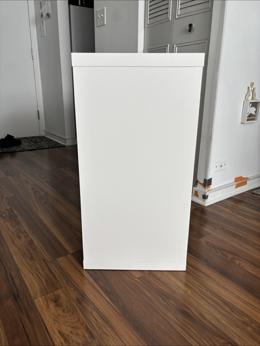 White 4-Cube Storage Shelf - photo 2