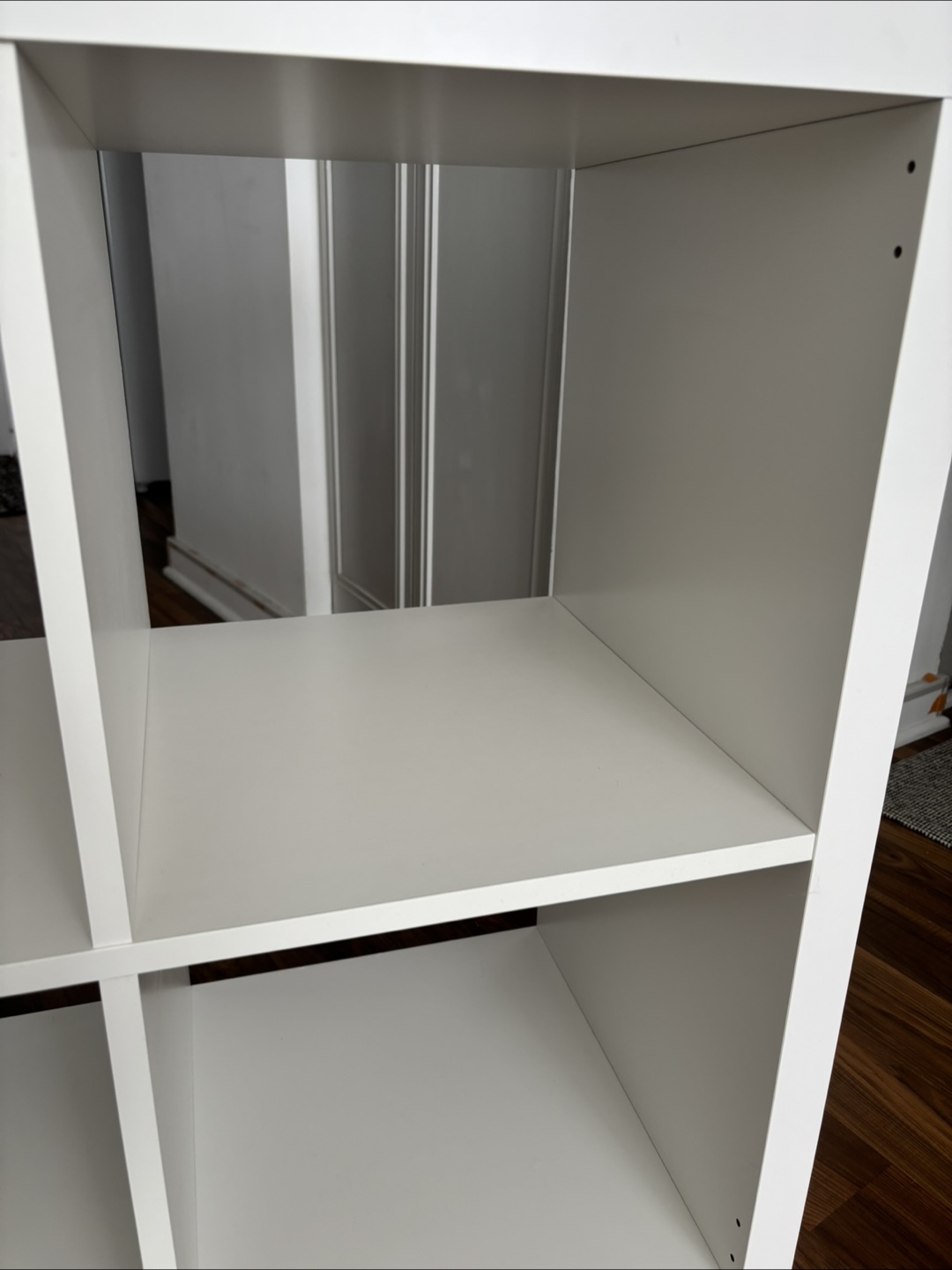 White 4-Cube Storage Shelf - photo 4
