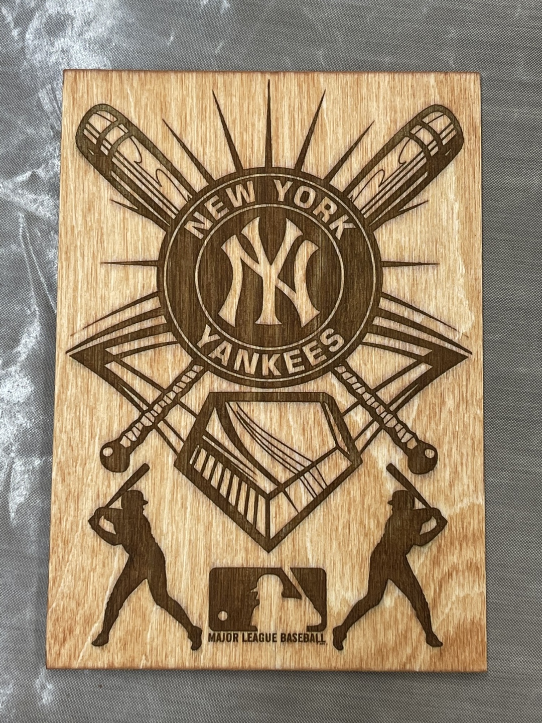 New York Yankees MLB Wooden Plaque - photo 2