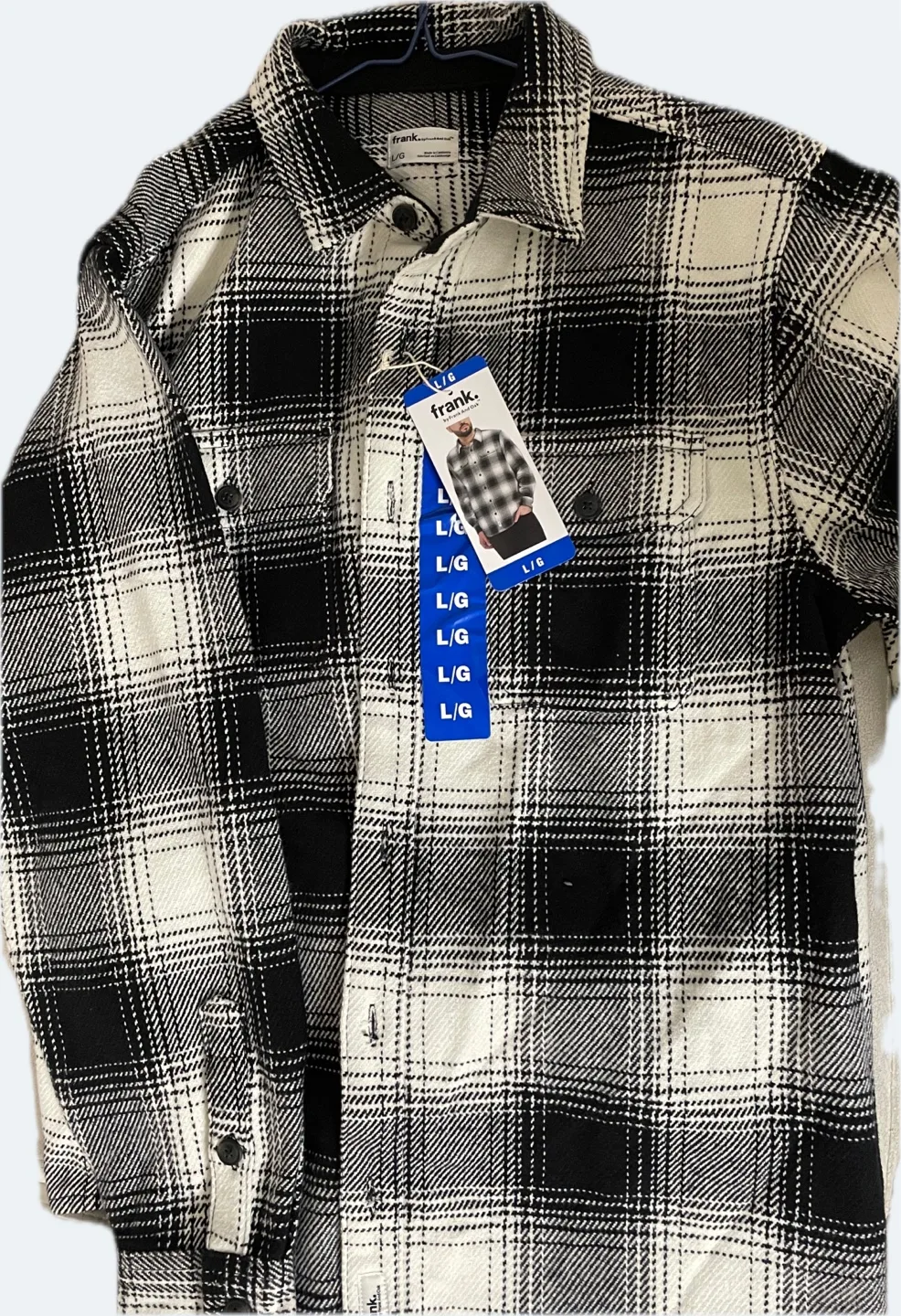 Frank and Oak Plaid Flannel Shirt - L/G thumbnail