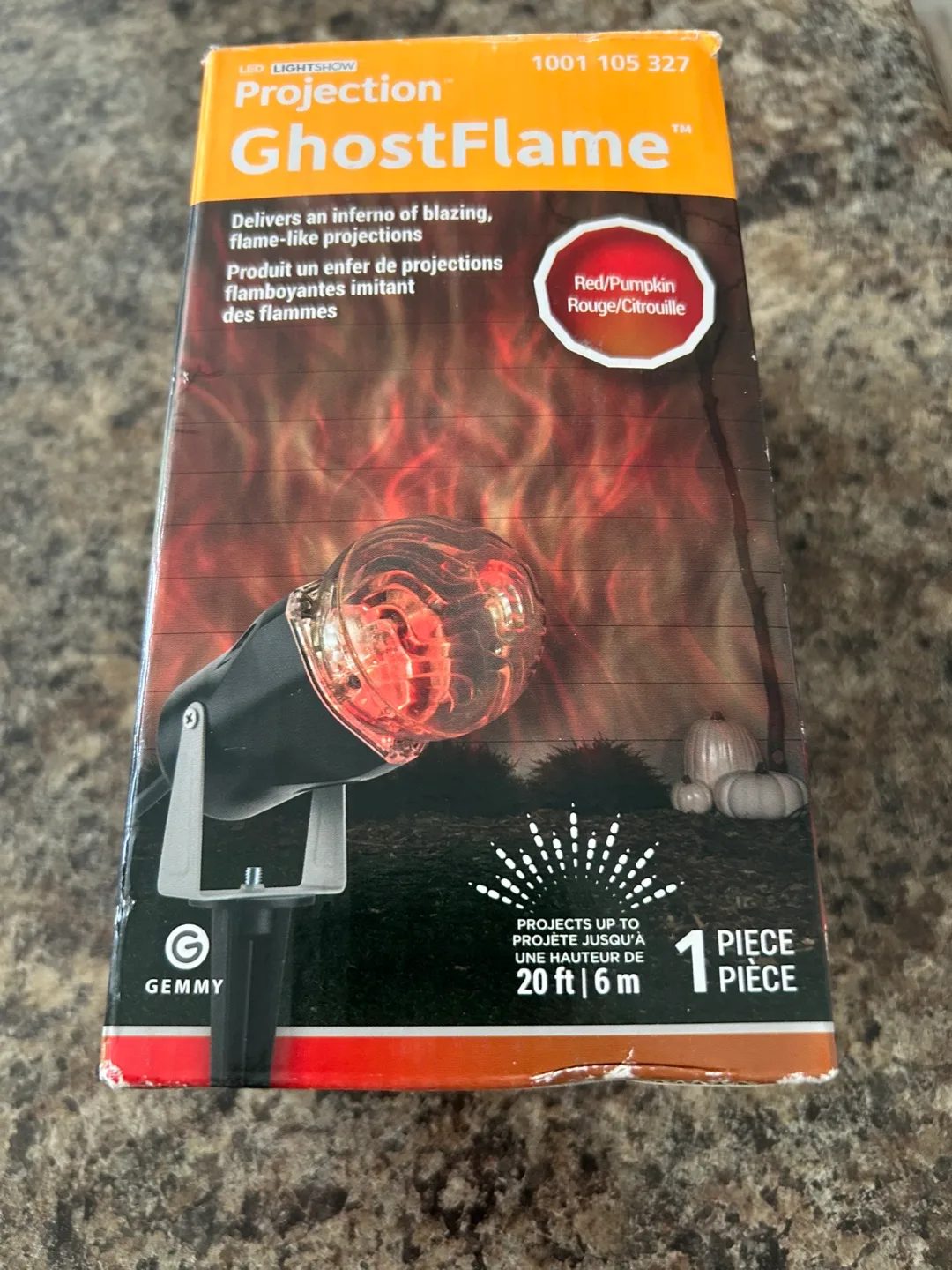 Gemmy GhostFlame Projection Light - New in Box! thumbnail