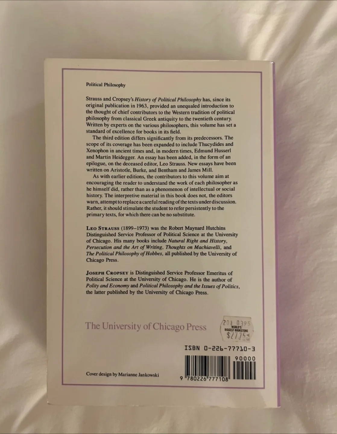 FREE: History of Political Philosophy, Third Edition image indicator(2)