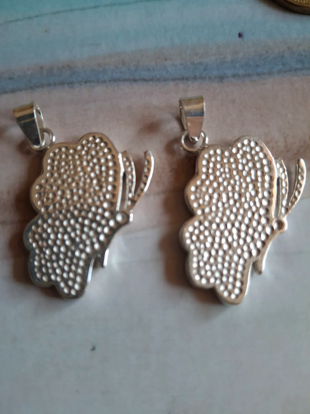 Butterfly pendants - abalone & turquoise (priced per item) image indicator(3)