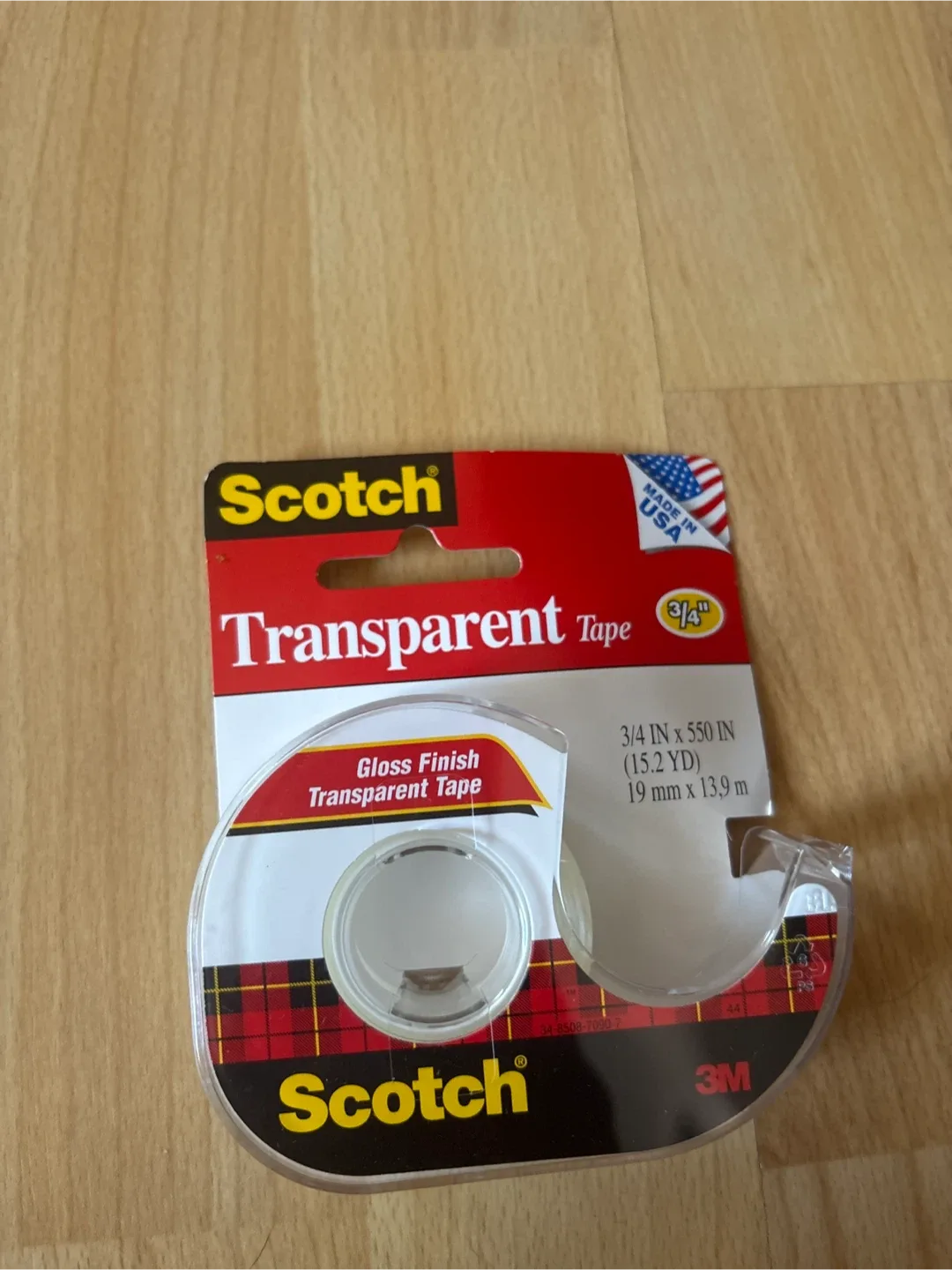 Scotch Transparent Tape 3/4 in x 550 in thumbnail