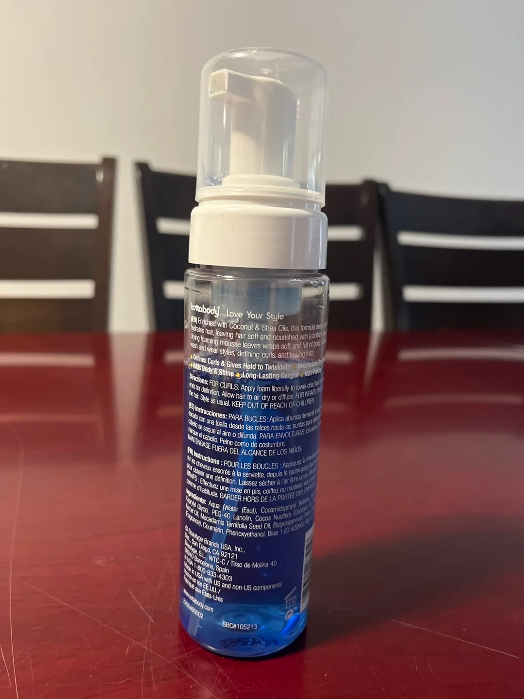 Lottabody Wrap Me Foaming Mousse - 7 fl oz image indicator(2)