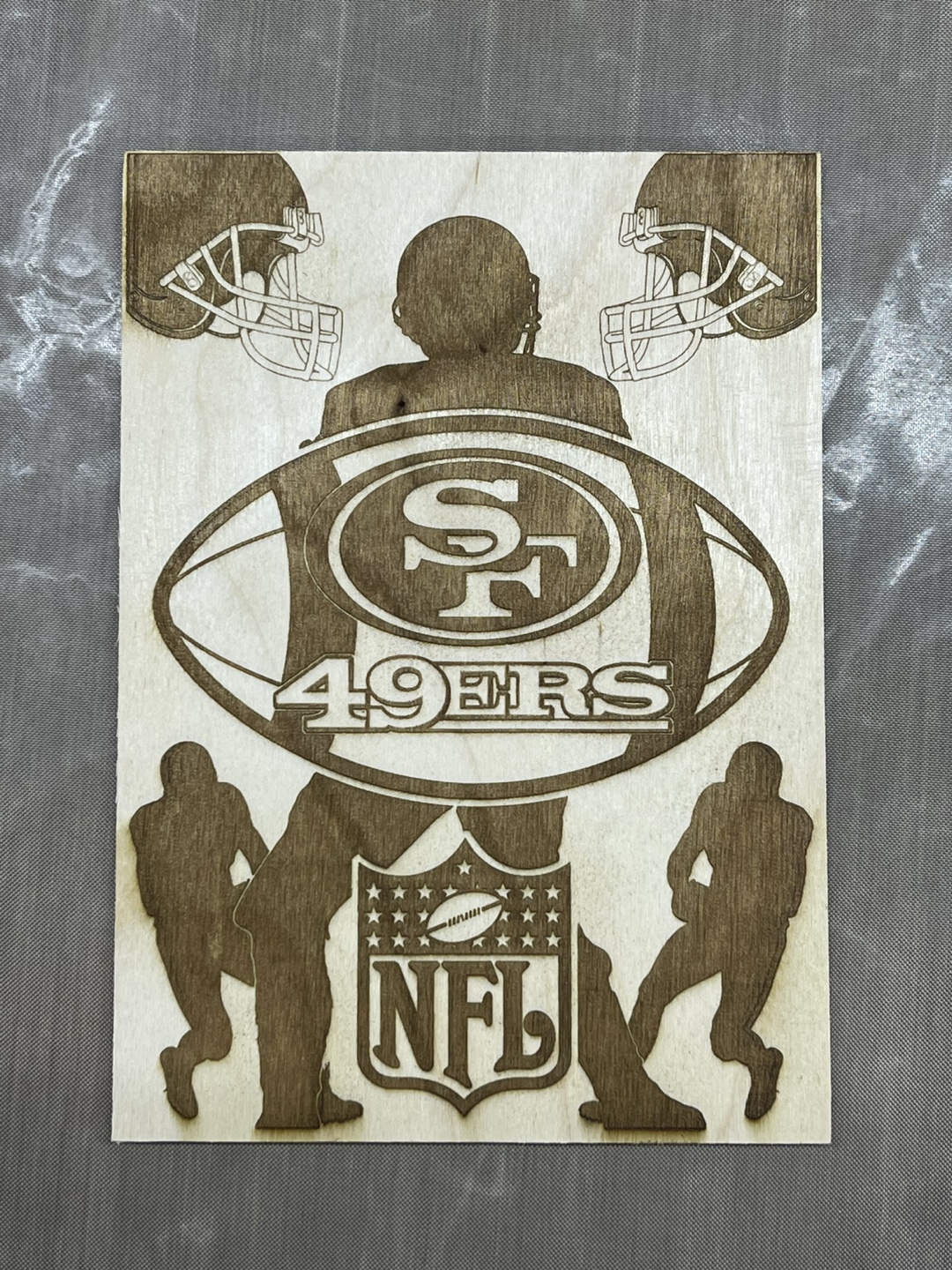 San Francisco 49ers NFL Wood Art - photo 2