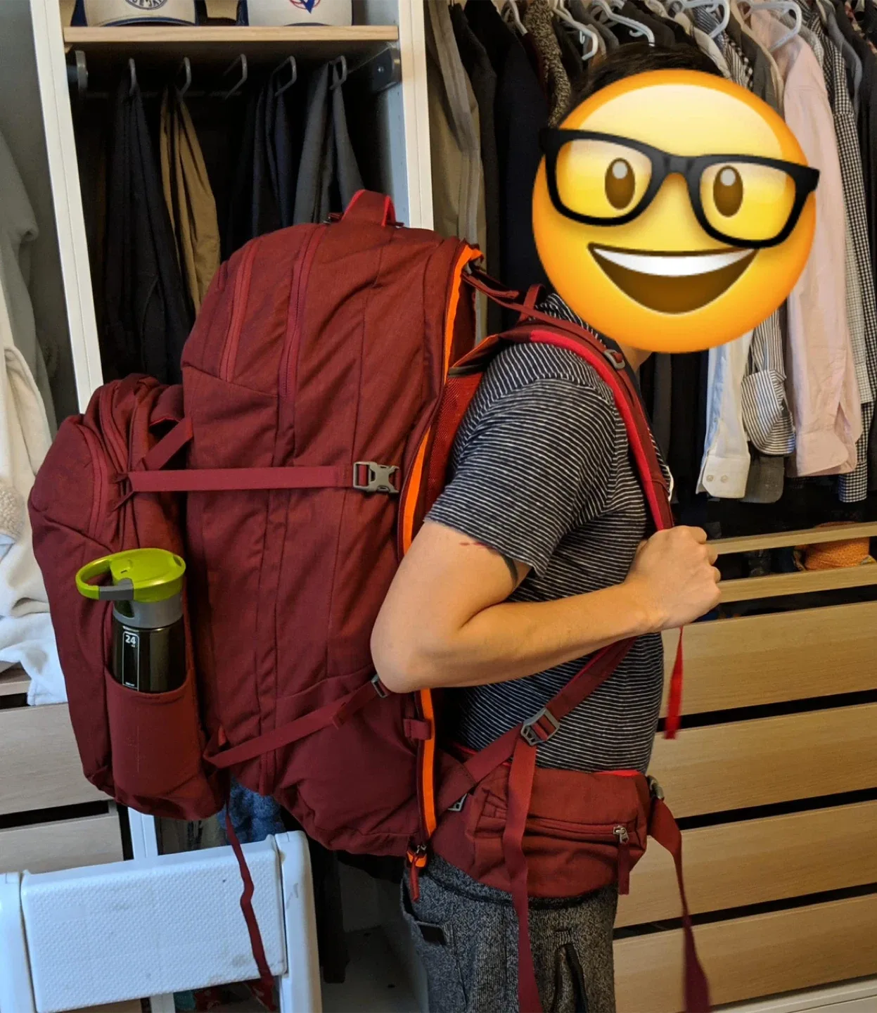 MEC 65L Travel Pack / Backpack (with Detachable 15L Daypack)